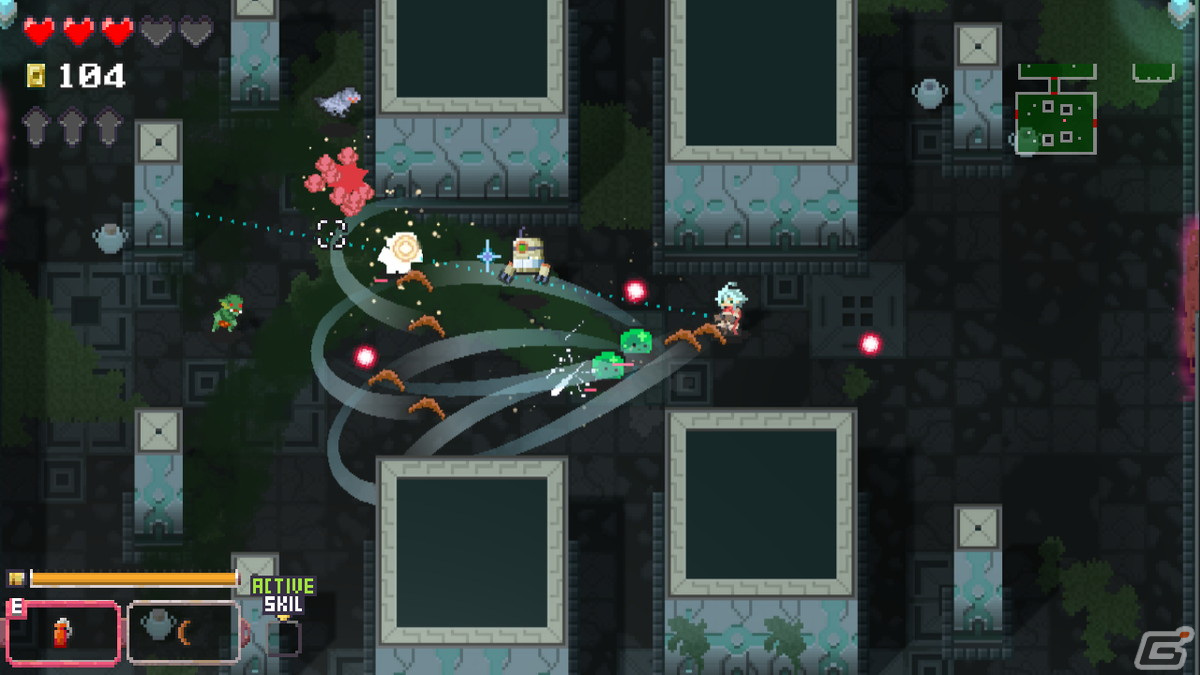 「Mystic Gate」のSwitch版が配信開始！武器やスキルでキャラを強化していくローグライク系ダンジョン探索型STGの画像9