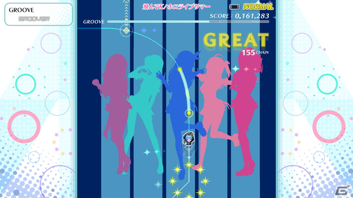 「グルーヴコースター ワイワイパーティー!!!!」の追加DLC「ホロライブ パック」が配信開始！「飛んでK！ホロライブサマー」など10曲を収録の画像3