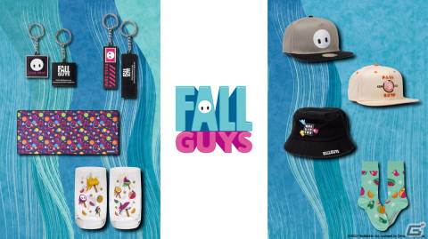 「Fall Guys」新商品8種が4月中旬より順次発売！ポップでかわいいデザインのキャップやバケットハットが登場の画像1