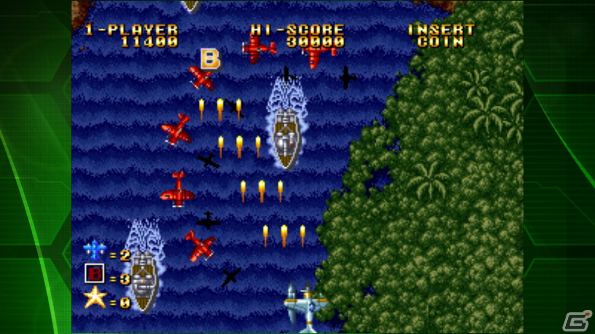 iOS/Android版「ゴーストパイロット アケアカNEOGEO」が配信開始！超巨大軍事兵器を相手に旧式の水上戦闘機で戦うSTGの画像3