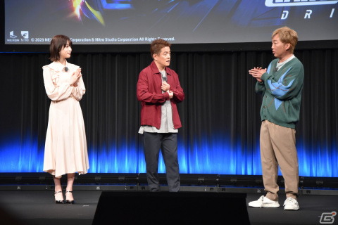「カートライダー ドリフト」サービス開始記念発表会でスピードワゴンと髙橋ひかるさんが改名と罰ゲームをかけて勝負！の画像15