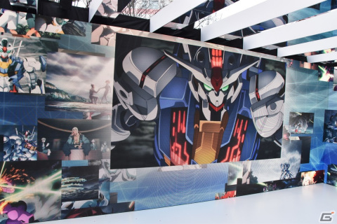 「機動戦士ガンダム 水星の魔女 EXPO」内覧会レポート――2m大の立像となったガンダム・エアリアル（改修型）が渋谷に登場！の画像12