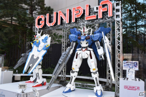 「機動戦士ガンダム 水星の魔女 EXPO」内覧会レポート――2m大の立像となったガンダム・エアリアル（改修型）が渋谷に登場！の画像2