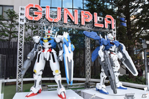 「機動戦士ガンダム 水星の魔女 EXPO」内覧会レポート――2m大の立像となったガンダム・エアリアル（改修型）が渋谷に登場！の画像3