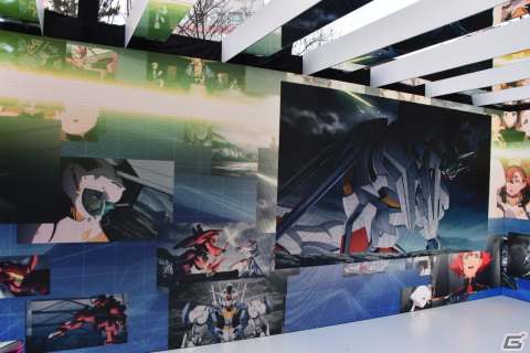「機動戦士ガンダム 水星の魔女 EXPO」内覧会レポート――2m大の立像となったガンダム・エアリアル（改修型）が渋谷に登場！の画像6