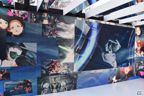 「機動戦士ガンダム 水星の魔女 EXPO」内覧会レポート――2m大の立像となったガンダム・エアリアル（改修型）が渋谷に登場！の画像7