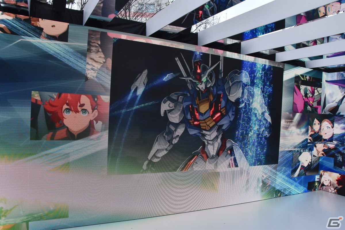 「機動戦士ガンダム 水星の魔女 EXPO」内覧会レポート――2m大の立像となったガンダム・エアリアル（改修型）が渋谷に登場！の画像13