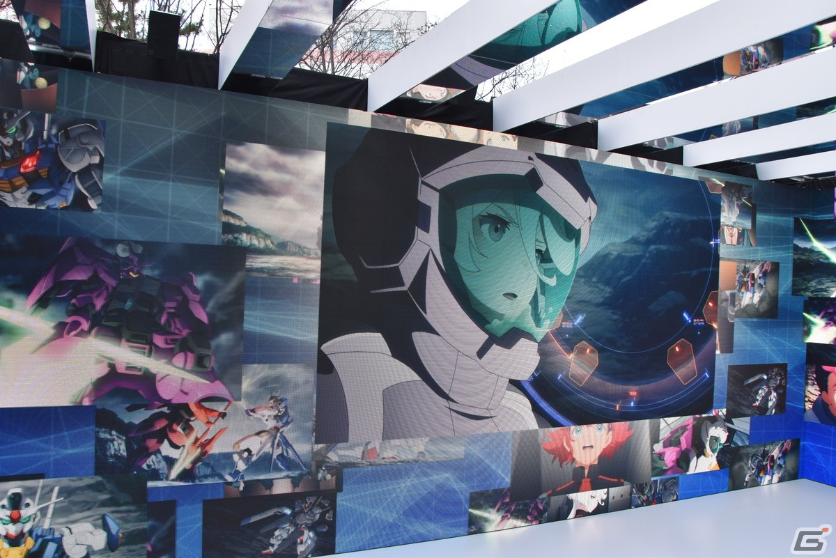 「機動戦士ガンダム 水星の魔女 EXPO」内覧会レポート――2m大の立像となったガンダム・エアリアル（改修型）が渋谷に登場！の画像9