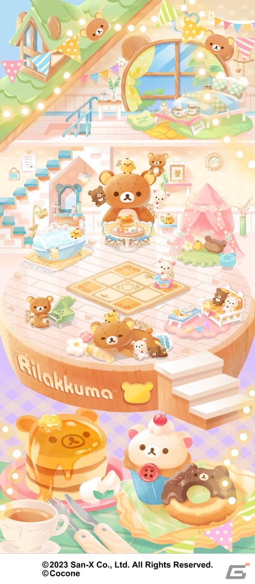 2023年で20周年を迎える「リラックマ」と「ポケコロ」「ポケコロツイン」がコラボ！「リラックマ」限定アイテムが登場の画像8