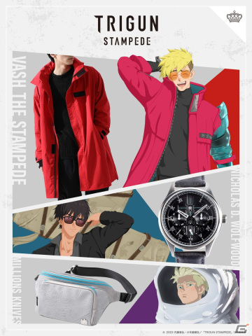 アニメ「TRIGUN STAMPEDE」ヴァッシュの着る赤いコートをイメージしたフード付きジャケットが登場！の画像132