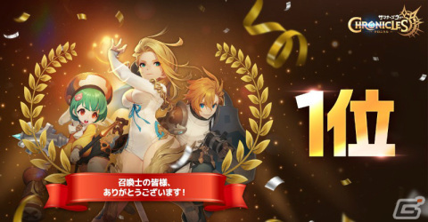 「サマナーズウォー：クロニクル」サービス開始から4日間で5億円の売り上げを達成！★4召喚獣選択チケット（火/水/風）などの配布もの画像2