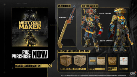 「Meet Your Maker」は発売と同時にPS Plusフリープレイに登場！古代エジプト風スキンがセットになったデラックス版も展開の画像4