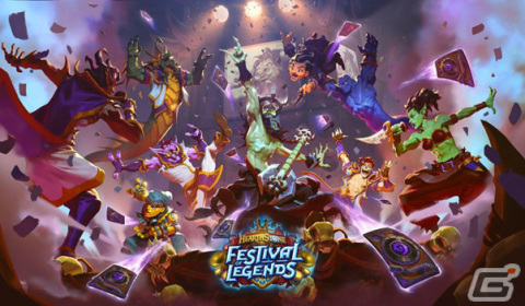 「ハースストーン」最新拡張版「集え！レジェンド・フェス」が4月にリリース！キーワード「フィナーレ」を含む145種の新カードが登場の画像1