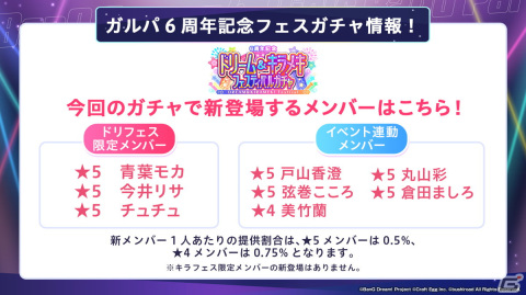 「ガルパ」6周年超大型アップデートが実装！「リゼロ」などのコラボ3Dライブ衣装やGlitter*Greenの楽曲「Glee！ Glee！ Glee！」も登場の画像7