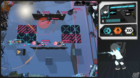 「Physical Layer」がSteamでリリース！かわいいSDキャラがド派手なガンアクションを繰り広げる見下ろし型シューティングの画像10