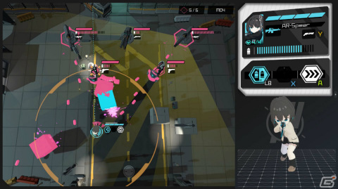「Physical Layer」がSteamでリリース！かわいいSDキャラがド派手なガンアクションを繰り広げる見下ろし型シューティングの画像8