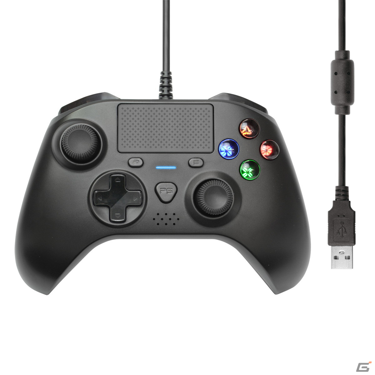 PS4/PC向けコントローラー「シンプルバトルパッド4」が3月23日に発売！左右スティックの非対象配置で6軸ジャイロセンサーなども内蔵の画像3