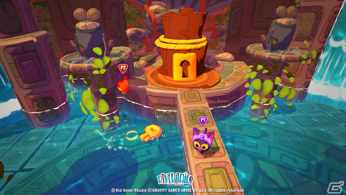 猫と魚の友情を描く協力型3Dアクション「River Tails: Stronger Together」の早期アクセスがSteamにて開始！の画像2