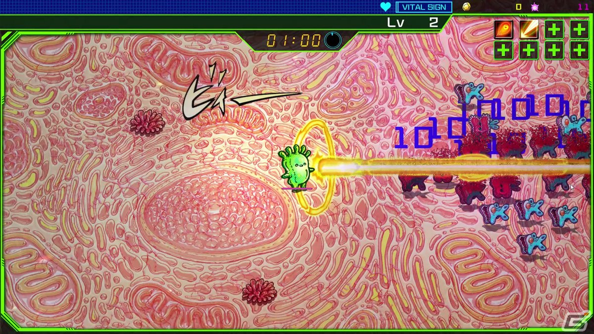 宿主を救うため病原体と戦うキモカワ系ローグライクACT「Petit Petit Petit」の早期アクセスがSteamにて開始！の画像2