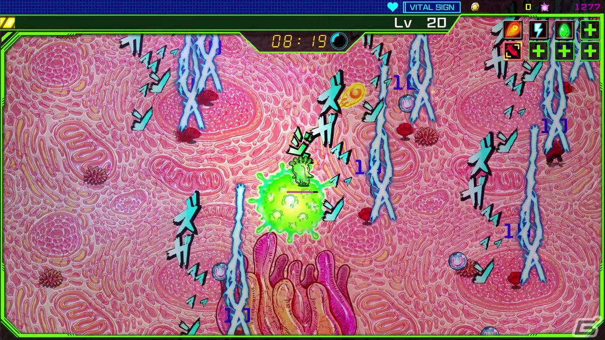 宿主を救うため病原体と戦うキモカワ系ローグライクACT「Petit Petit Petit」の早期アクセスがSteamにて開始！の画像4