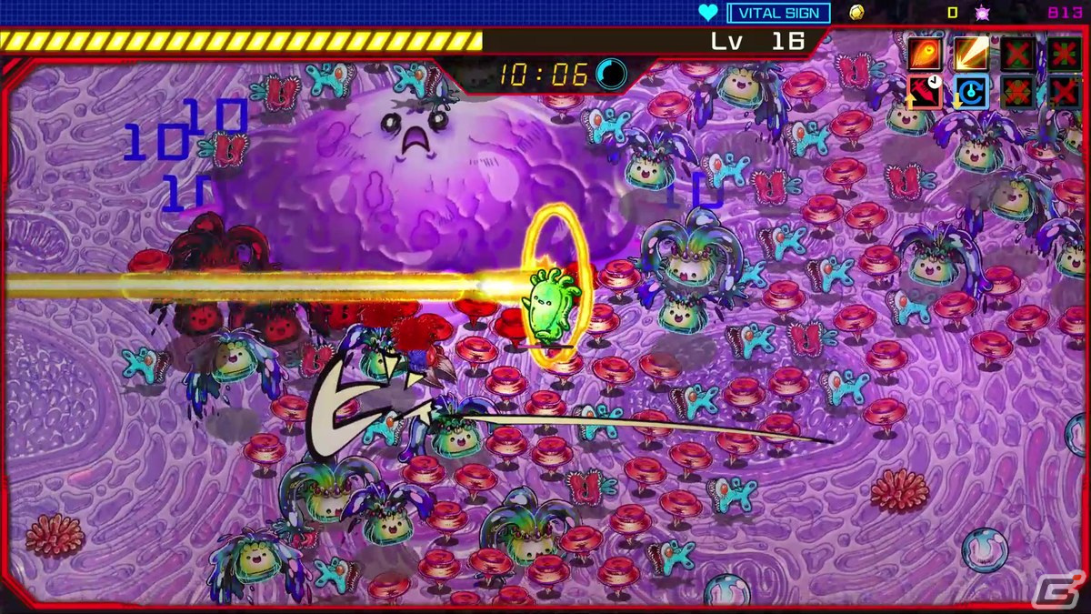 宿主を救うため病原体と戦うキモカワ系ローグライクACT「Petit Petit Petit」の早期アクセスがSteamにて開始！の画像7