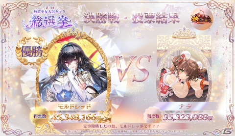 「放置少女～百花繚乱の萌姫たち～」第三回人気キャラ総選挙にて優勝の栄冠を手にしたのはモルドレッドに！の画像1