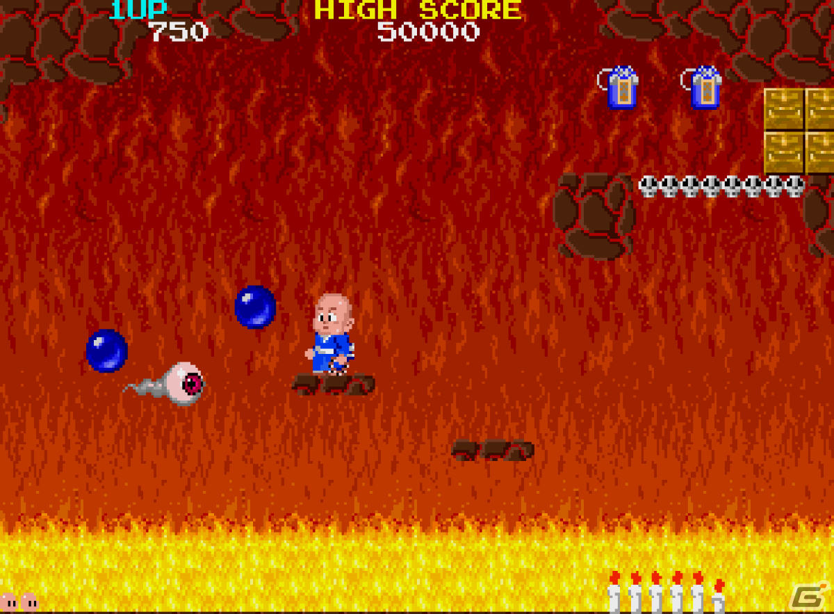 「アーケードアーカイブス 地獄めぐり」がPS4/Switchで3月23日に配信！1988年にタイトーから発売されたアクションゲームの画像3