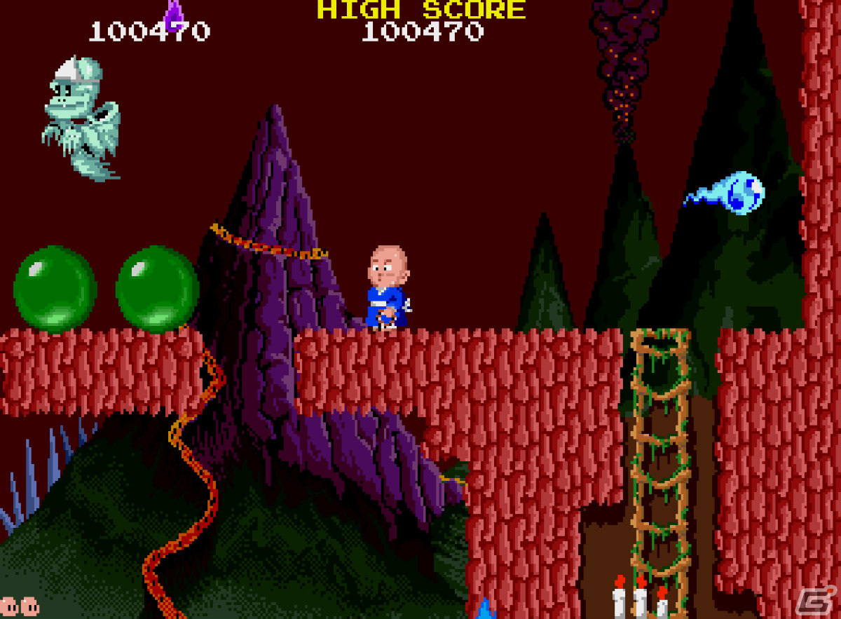 「アーケードアーカイブス 地獄めぐり」がPS4/Switchで3月23日に配信！1988年にタイトーから発売されたアクションゲームの画像6