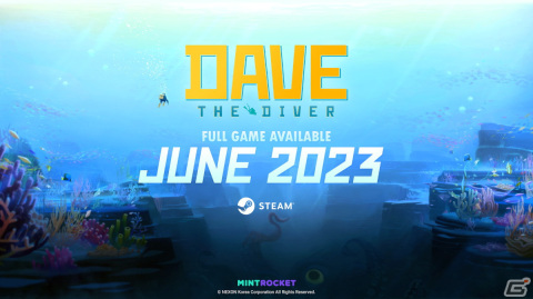 Steam「デイヴ・ザ・ダイバー」の正式版が2023年6月に配信決定！昼は魚を獲り、夜は寿司レストランを経営する海洋アドベンチャーの画像1