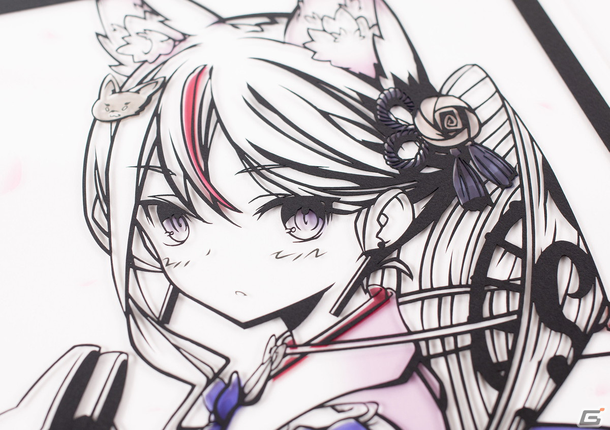 我美蘭氏による新作イラストを使用した痛印とキリトリエが登場！“和”をテーマに細やかな装いのケモ耳3姉妹をデザインの画像18