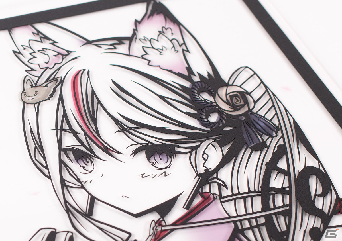 我美蘭氏による新作イラストを使用した痛印とキリトリエが登場！“和”をテーマに細やかな装いのケモ耳3姉妹をデザインの画像25