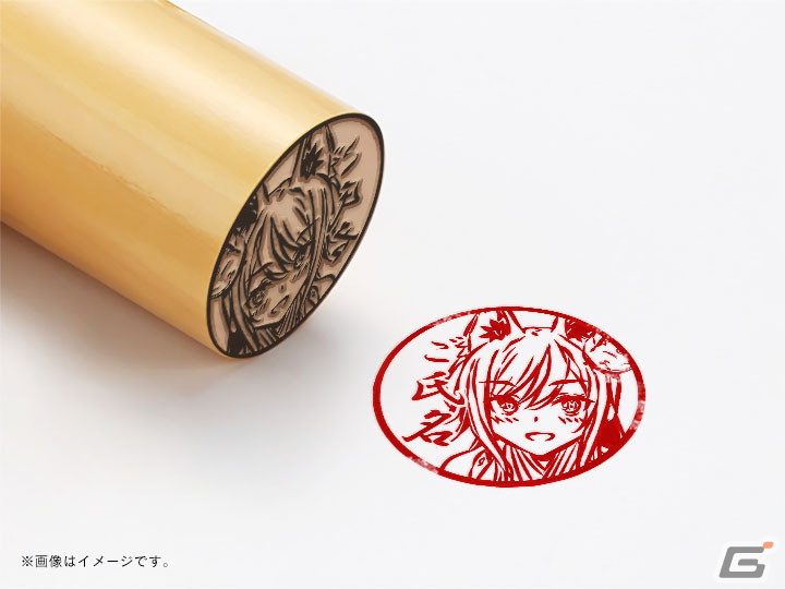 我美蘭氏による新作イラストを使用した痛印とキリトリエが登場！“和”をテーマに細やかな装いのケモ耳3姉妹をデザインの画像6