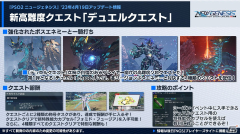 「PSO2 ニュージェネシス」新クラス「スレイヤー」は4月12日に配信！2周年記念イベントや「EDWIN」とのコラボグッズ第3弾の情報もの画像13