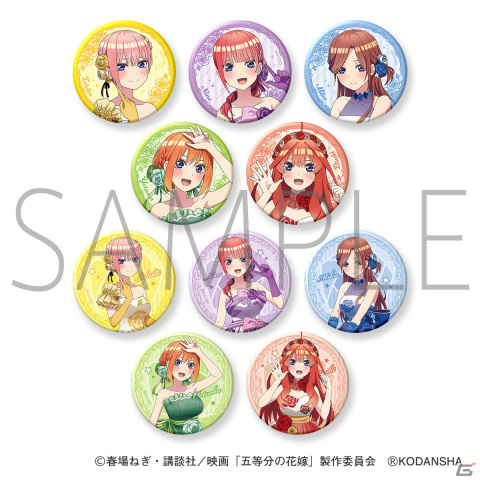 MAGES.より映画「五等分の花嫁」グッズが登場！新規描きおろしイラストによる「五姉妹の結婚披露宴にお呼ばれしました」の画像8
