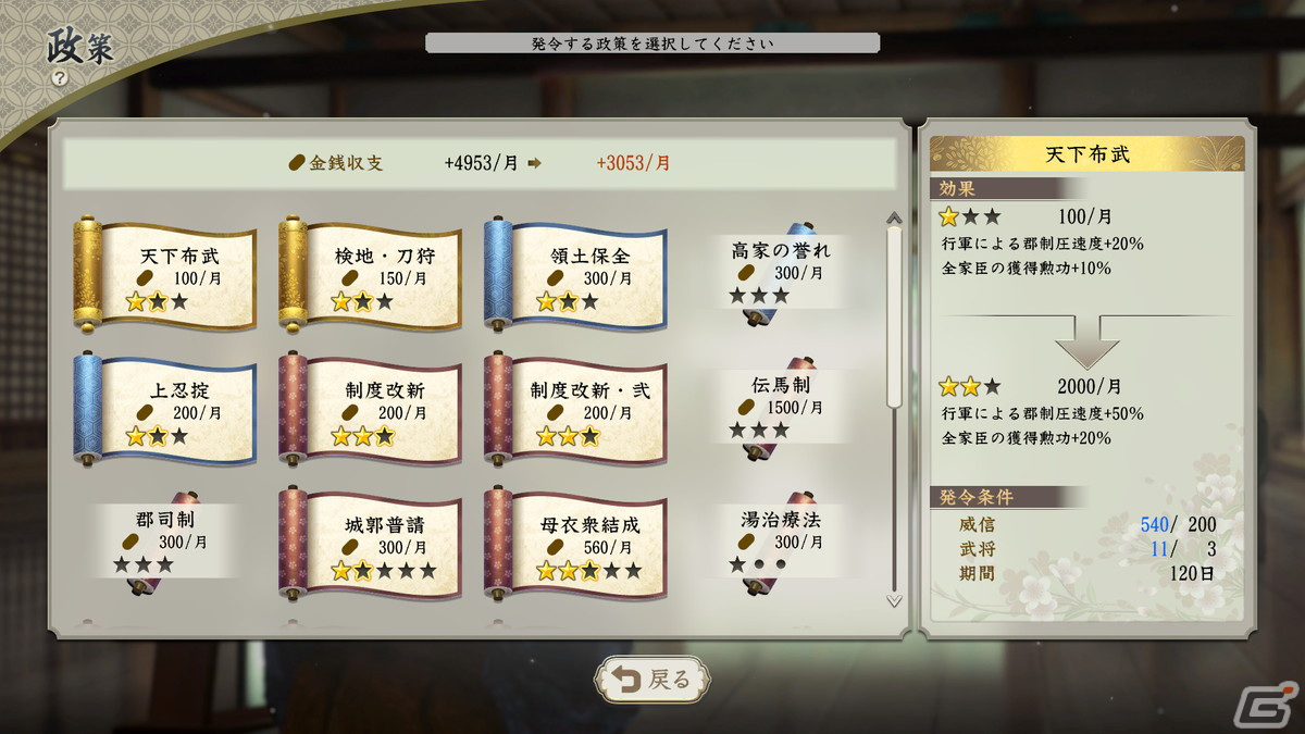 「信長の野望・新生 with パワーアップキット」が7月20日にPS4/Switch/Steamで発売決定！の画像6