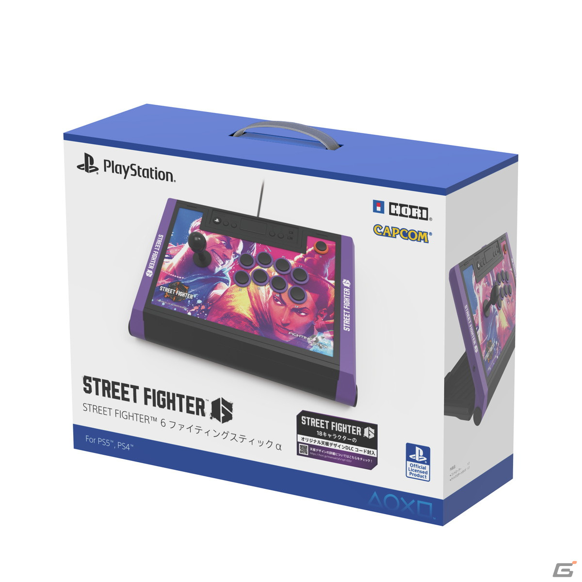 HORIから「ストリートファイター6」バージョンのPS5/PS4/PC向けアーケードスティックが6月2日に発売！の画像1