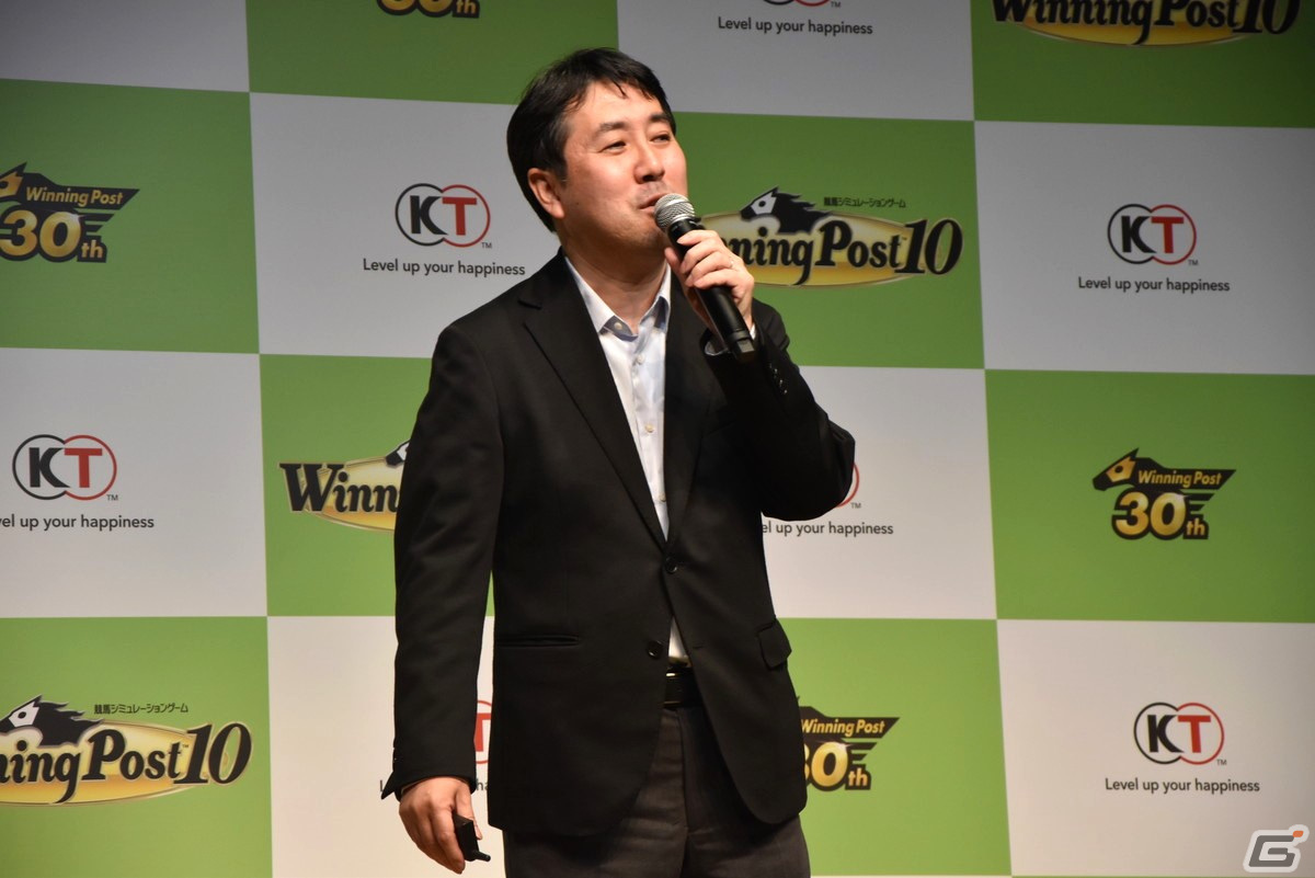 「Winning Post 10」完成発表会をレポート――ゲーム内に実名騎手として登場する坂井瑠星さん、今村聖奈さんも登壇の画像3