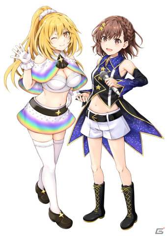 「とある魔術の禁書目録 幻想収束」に美琴や食蜂らがアイドル衣装で登場！舘津テト氏からのお祝いイラストもの画像1