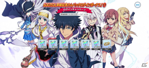「とある魔術の禁書目録 幻想収束」に美琴や食蜂らがアイドル衣装で登場！舘津テト氏からのお祝いイラストもの画像12