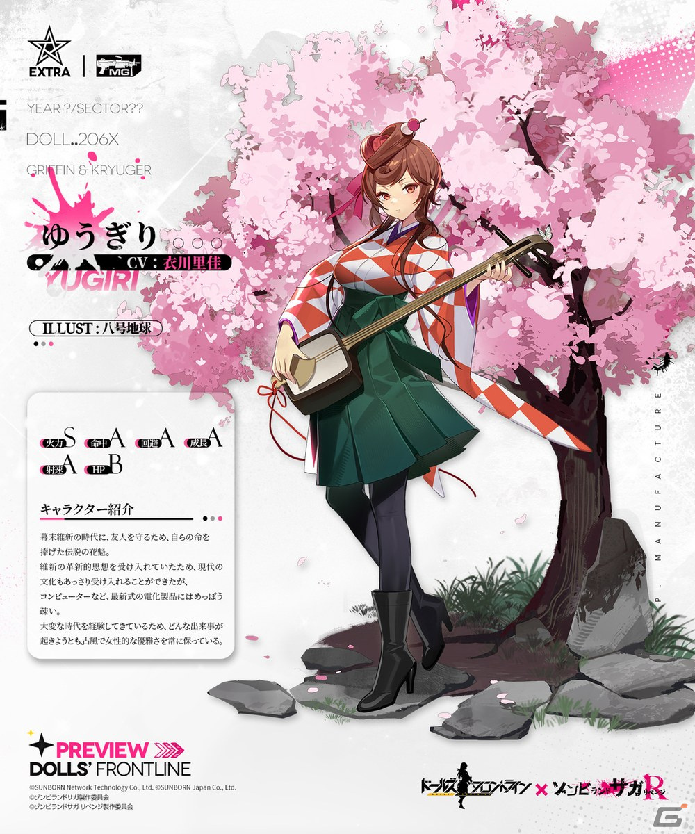 ドールズフロントライン」にフランシュシュのメンバー7人が登場！TV