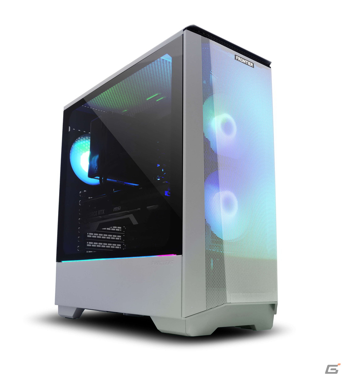 FRONTIERから光るゲーミングPC「GHLシリーズ」が登場―発光パターンは47種類・ボタン操作で光の調整が可能の画像2