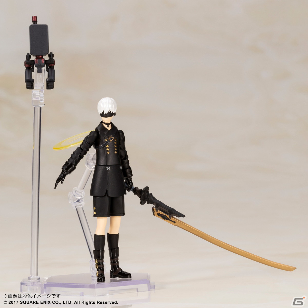 「NieR:Automata」より「プラスチックモデルキット2B＆9S」が登場！可動式で劇中のポーズも再現可能の画像11