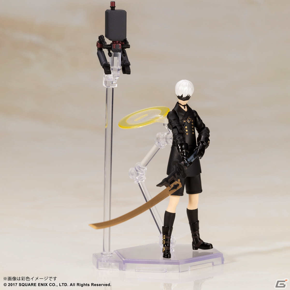 「NieR:Automata」より「プラスチックモデルキット2B＆9S」が登場！可動式で劇中のポーズも再現可能の画像12