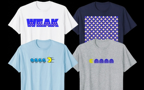 「パックマン」イジケゴーストデザインのアパレルがAmazon Merch on Demandに登場！