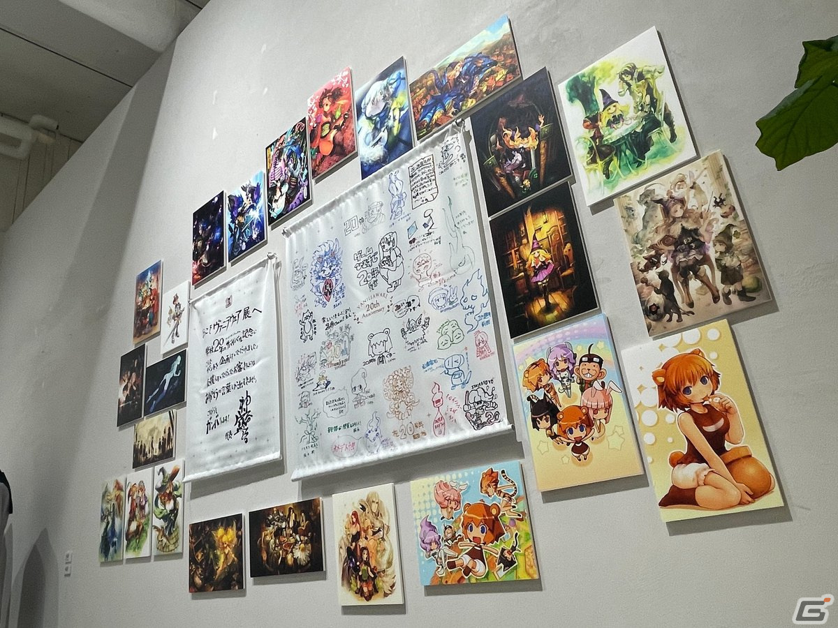 「ヴァニラウェア20周年記念フェス」オリジナルアイテムの事後通販が開始！展示品の数々を収めた会場内の写真もの画像3