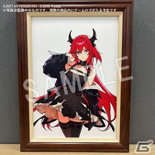 アークナイツ展「記憶回廊」のために描き起こされたイラストを使用した刺繍アートが「DNP XR MALL」で販売！の画像2