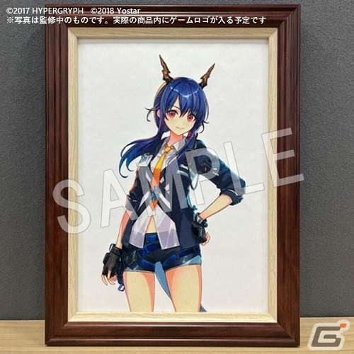 アークナイツ展「記憶回廊」のために描き起こされたイラストを使用した刺繍アートが「DNP XR MALL」で販売！の画像3