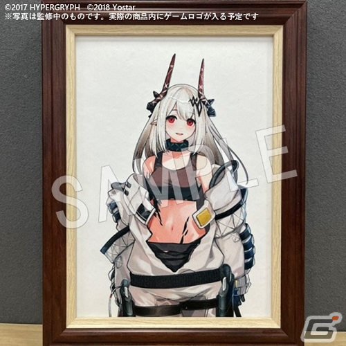 アークナイツ展「記憶回廊」のために描き起こされたイラストを使用した刺繍アートが「DNP XR MALL」で販売！の画像4