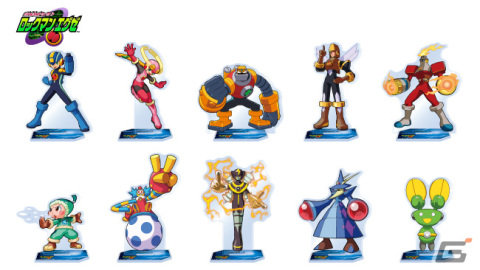ロックマンエグゼ」シリーズよりアクリルスタンド全60種がカプコン