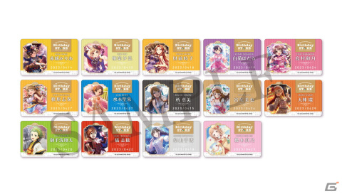 「アイマス」シリーズのBirthday STOREにて4月から展開されるメニューやグッズ情報が公開！5名のアイドルを収めた描き下ろしイラストもの画像11